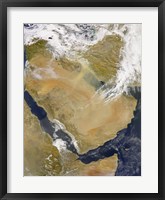 Framed Dust and Smoke over Iraq and the Middle East