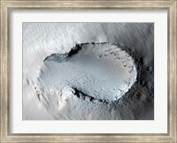 Framed small Cone on the Side of one of Mars' Giant Shield Volcanoes