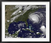 Framed Hurricane Earl