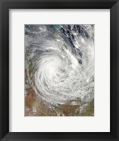 Framed Tropical Cyclone Yasi over Australia