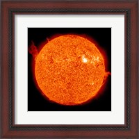 Framed Solar activity on the Sun