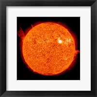 Framed Solar activity on the Sun