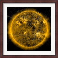 Framed Magnetic Field lines on the Sun