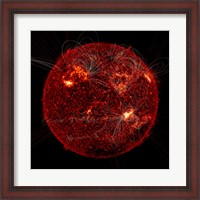 Framed Magnetic Field Visible on the Sun