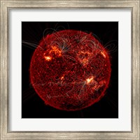 Framed Magnetic Field Visible on the Sun