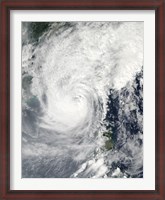 Framed Typhoon Megi