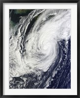 Framed Typhoon Chaba over the Ryukyu Islands, Japan