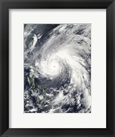 Framed Super Typhoon Megi