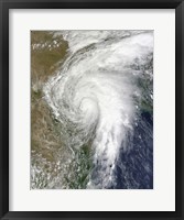 Framed Tropical Storm Hermine over Texas