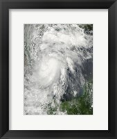 Framed Tropical Storm Hermine in the Gulf of Mexico