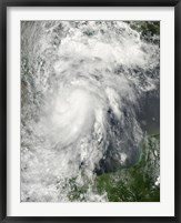 Framed Tropical Storm Hermine in the Gulf of Mexico