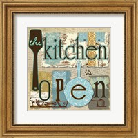 Framed Kitchen is Open