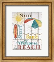 Framed Sun, Surf & Sand