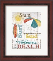 Framed Sun, Surf & Sand