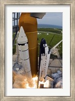 Framed Kennedy Space Center Space Shuttle