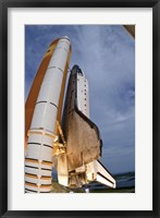 Framed Underside View of Space Shuttle Taking Off