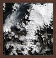 Framed Chaiten Volcano in Chile
