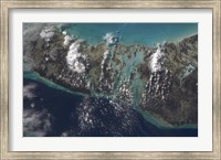 Framed Bahamas' Andros Island and the Tongue of the Ocean