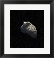 Framed Artist's Impression of a One-Half-Mile-Diameter Kuiper Belt Object