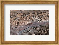 Framed Three-Dimensional view of the Landscape of Lhasa, Tibet