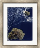 Framed Satellite view of the Prince Edward Islands