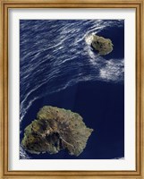 Framed Satellite view of the Prince Edward Islands