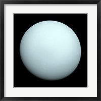 Framed Planet Uranus