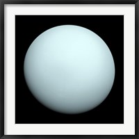 Framed Planet Uranus