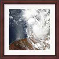 Framed Tropical Cyclone Laurence off the Northwestern Coast of Australia