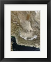 Framed Dust Storm in Iran