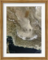 Framed Dust Storm in Iran
