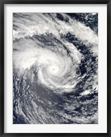 Framed Tropical Cyclone Edzani in the South Indian Ocean