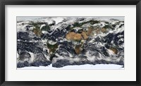 Framed Detailed Satellite view of Earth