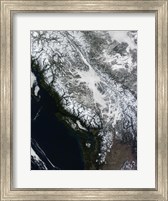 Framed Fog and Snow in British Columbia