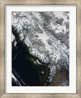 Framed Fog and Snow in British Columbia