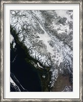 Framed Fog and Snow in British Columbia