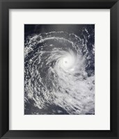 Framed Cyclone Anja over the Southern Indian Ocean