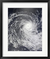 Framed Cyclone Anja over the Southern Indian Ocean