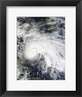 Framed Tropical Storm Ida in the Caribbean Sea