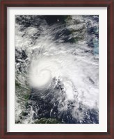 Framed Tropical Storm Ida in the Caribbean Sea