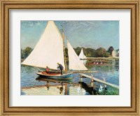 Framed Sailing at Argenteuil, c.1874