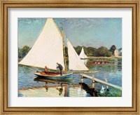 Framed Sailing at Argenteuil, c.1874