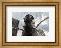 Framed Hubble Space Telescope