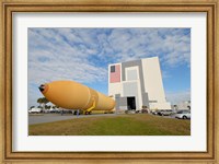 Framed External Tank 130 Rolls Toward Kennedy Space Center's Vehicle Assembly Building