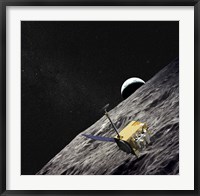 Framed Artist Concept of the Lunar Reconnaissance Orbiter