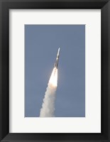 Framed Delta IV Rocket Roars into the Sky with the GOES-O Satellite Aboard