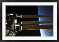 Framed Portion of the International Space Station