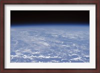 Framed Oblique Horizon view of the Earth's Atmosphere