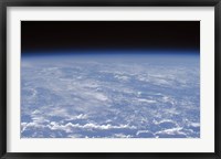 Framed Oblique Horizon view of the Earth's Atmosphere