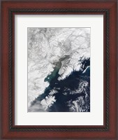 Framed Ash Plume from Mount Redoubt, Alaska